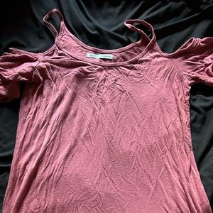Cold shoulder top from maurices. Super cute!